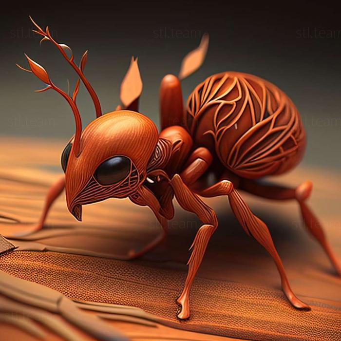 3D model Pheidole lilloi (STL)